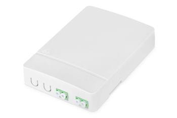 DIGITUS DN-931096 FTTH nástěnná zásuvka, 2x LC(APC) DX adaptér, pro povrchovou montáž