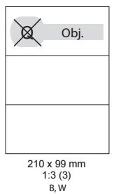 etikety Samolepiace 210x99 univerzálne biele (100 listov A4/bal.)