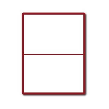etikety samolepiace 210x148 univerzálne biele 2ks/A4 (100 listov A4/bal.)