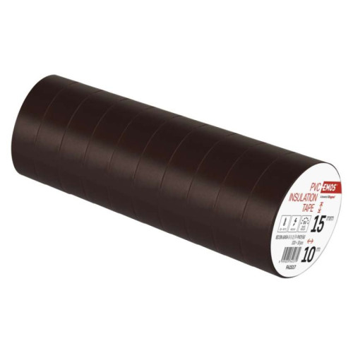 Izolačná páska PVC 15mm / 10m hnědá