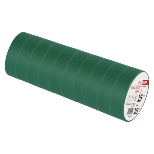 Izolačná páska PVC 15mm / 10m zelená