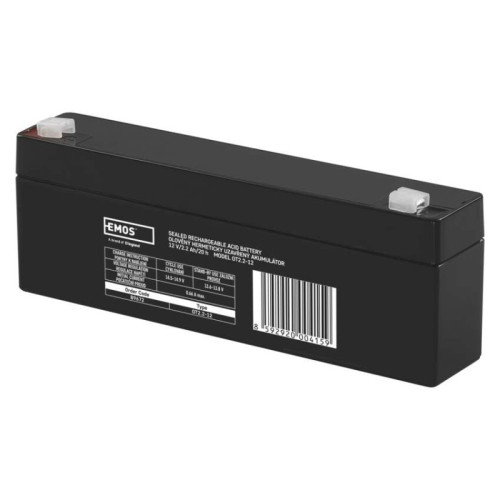 Bezúdržbový olovený akumulátor 12 V/2,2 Ah, faston 4,7 mm