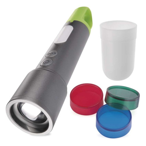 LED nabíjacie ručné kovové svietidlo, 600 lm, 1 200 mAh