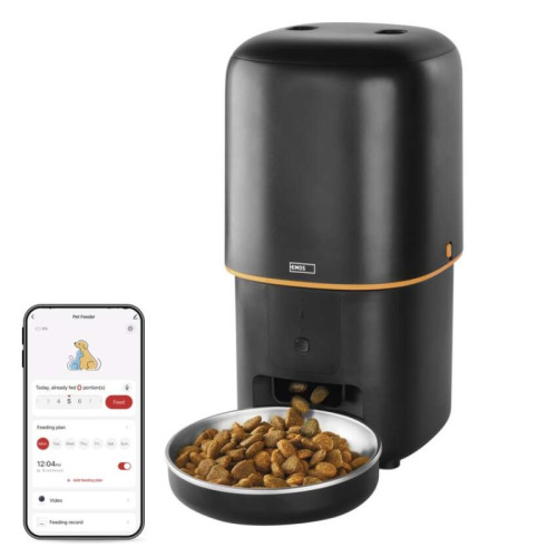 GoSmart dávkovač krmiva Pet Care, 4 l, čierny, Wi-Fi