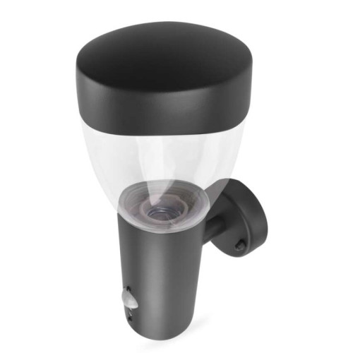 Záhradné nástenné svietidlo ARTEO, senzor súmraku, 16,4 x 12 x 29,5 cm, 1 x E27, 15 W