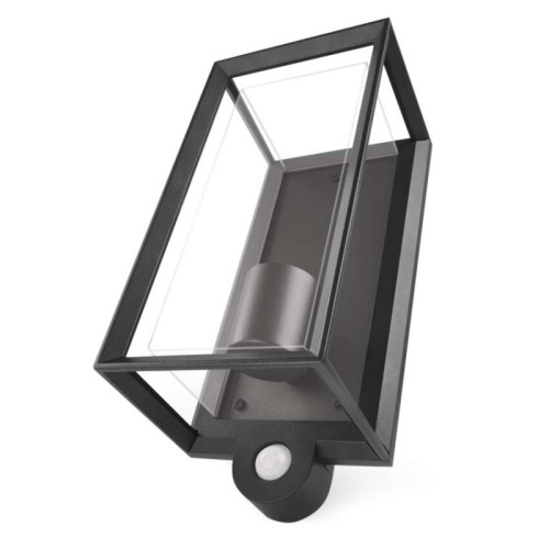 Záhradné nástenné svietidlo MALVA, senzor súmraku, 13 x 12 x 28 cm, 1 x E27, 15 W