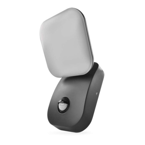 LED záhradné nástenné svietidlo NIKA, senzor súmraku, 12 x 12 x 20 cm, 12,8 W, teplá biela