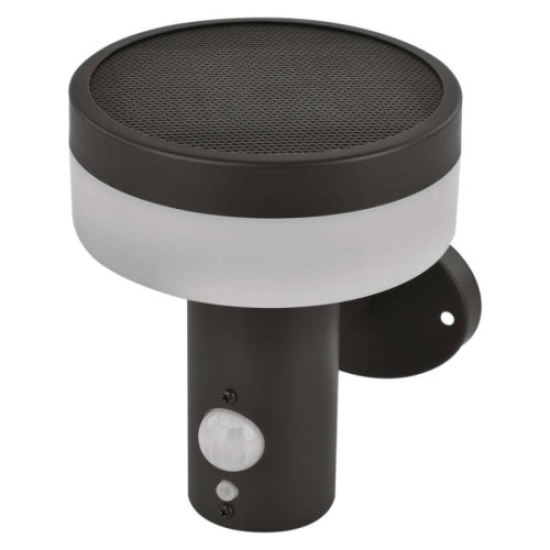 LED záhradné solárne nástenné svietidlo TERION, senzor súmraku, 12,5 x 14,7 x 14,2 cm