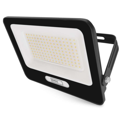 LED reflektor GLARO 100W, čierny, IP65, 10000 lm, neutrálna biela