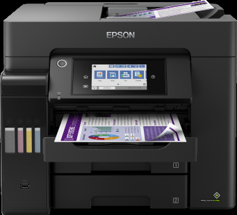 EPSON L6570 ECOTANK - MFC/A4/25ppm/USB/Ethernet/Wi-Fi Direct/LCD displej/ADF/Duplex