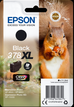 EPSON cartridge T3791 black (veverka)