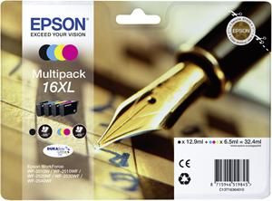 EPSON cartridge T1636  (black/cyan/magenta/yellow) multipack (pero) XL