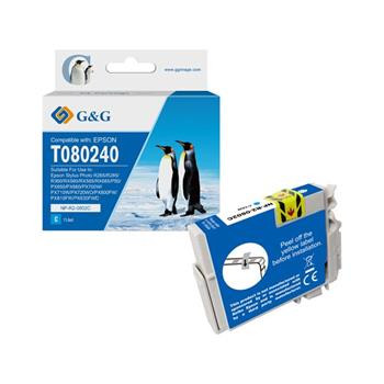 alt. kazeta G&G pre EPSON T0802 Stylus Photo P50 / Stylus Photo PX650 / Stylus Photo PX660 / Stylus Photo PX700W (13ml)