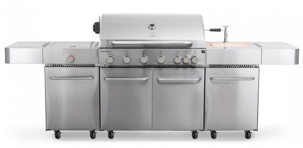 Plynový gril G21 Nevada BBQ kuchyne Premium Line, 8 horákov + zadarmo redukčný ventil