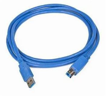GEMBIRD Kabel USB A-B 3m 3.0, modrý