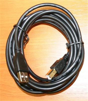 GEMBIRD Kabel CABLEXPERT USB A-B 4,5m 2.0 HQ Black, zlacené kontakty