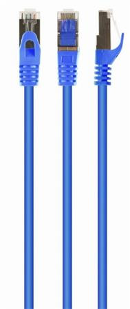 GEMBIRD Patch kabel S/FTP Cat. 6A LSZH, 0,5 m, modrý