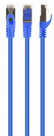 GEMBIRD PP6A-LSZHCU-B-10M patchcord RJ45 cat.6A SFTP LSZH 10m modrý
