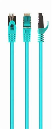 GEMBIRD S/FTP Cat. 6A LSZH patch cord zelený 1m