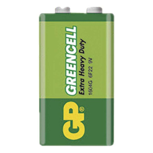 Zinko-chloridová batéria GP Greencell 6F22 (9V), 1 ks