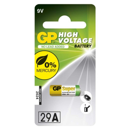 Alkalická špeciálna batéria GP 29AF (A32, L822) 9 V