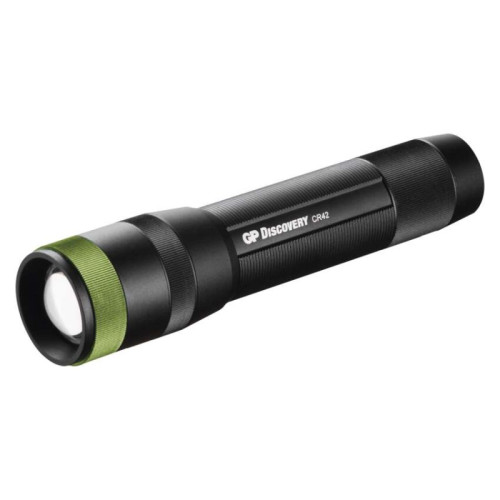 CREE LED nabíj. svietidlo GP CR42, 1000 lm, 2600 mAh, fokus + Li-ion 18650