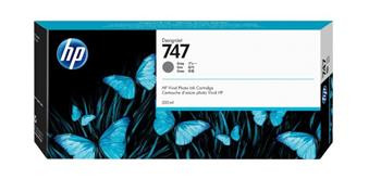 HP Ink Cartridge 747/Gray/300 ml