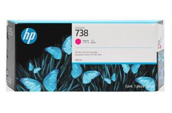 HP Ink Cartridge 738/Magenta/300 ml