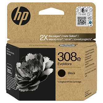 HP 308e EvoMore Black Original Ink Cart