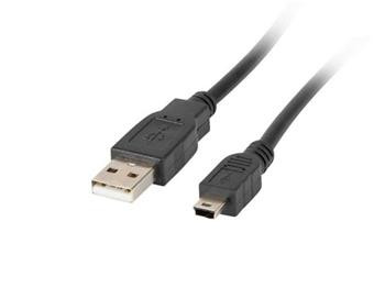 LANBERG USB MINI (M) na USB-A (M) 2.0 kabel 1,8m, černý (CANON) 