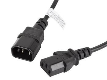 LANBERG IEC 320 C13 na C14 kabel 1.8M černý  