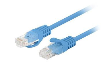 LANBERG Patch kabel CAT.5E UTP 0.25M modrý Fluke Passed  