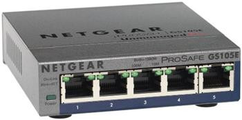 Netgear ProSafe PLUS SWITCH, 5xGbE