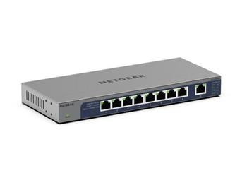 Netgear 8-Port Gigabit Ethernet Unmanaged Switch with 1 dedicated 10G/Multi-Gig Port  - GS108MX