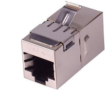 PremiumCord Spojka RJ45 CAT6A 8/8 STP KeyStone