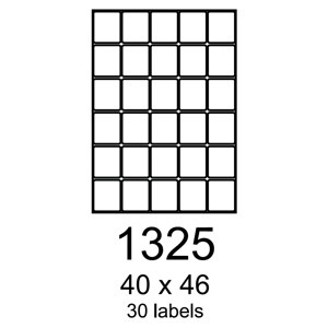 etikety RAYFILM 40x46 univerzálne biele R01001325A (100 list./A4)