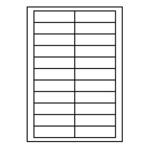 etikety RAYFILM 90x25,4 univerzálne biele (perforácia) R0100BD01F (1.000 list./A4)