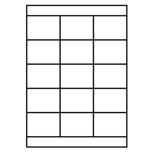 etikety RAYFILM 70x50,8 vysokolesklé biele laser R01190514F (1.000 list./A4)