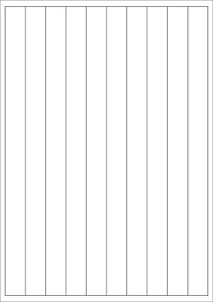 etikety RAYFILM 20x284 univerzálne žlté R012120x284F-LCUT (1.000 list./A4)