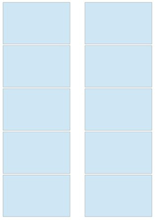 etikety RAYFILM 90x60 univerzálne biele R010090x60-LCUT (100 list./A4)