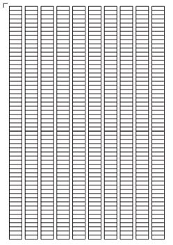 etikety RAYFILM 15x5 univerzálne žlté R012115x5A-LCUT (50 list./A4)