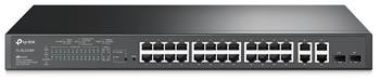 TP-Link TL-SL2428P JetStream Switch L2/L3/L4 QoS a IGMP 24x10/100 Mbps 2xSFP PoE+, OMADA SDN