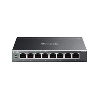 TP-Link ES208GP Omada 8portový gigabitový Easy Managed switch s 8 porty PoE+