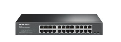 TP-Link Mercusys MS124GS 24portový gigabitový stolní/rackový switch