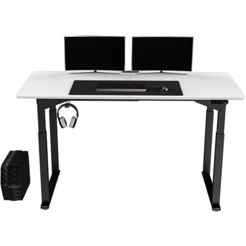 Stôl ULTRADESK pracovný, el. nastaviteľná výška biela doska