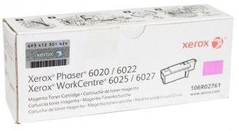 toner XEROX 106R02761 magenta PHASER 6020/6022, WorkCentre 6025/6027 (1000 str.)