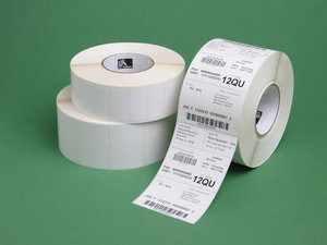 Zebra Label, Paper, 70x32mm; Direct Thermal, Z-Perform 1000D, Uncoated, Permanent Adhesive, 76mm Core