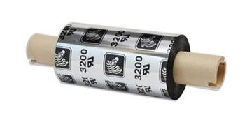 Zebra Wax/Resin Ribbon, 64mmx74m (2.52inx242ft), 3200; High Performance, 12mm (0.5in) core, 12/box