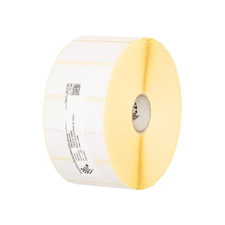 Zebra Label, Paper, 102x25mm; Direct Thermal, Z-Select 2000D, Coated, Permanent Adhesive, 25mm Core, Perforation
