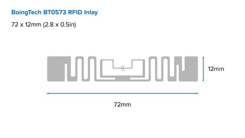 Zebra Label, Polypropylene, 76x25mm; Direct Thermal, POLYPRO 4000D, Permanent Adhesive, 19mm Core, Black Sensing Mark, RFID, 268/R